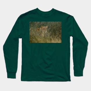 Young Lion Watching Long Sleeve T-Shirt